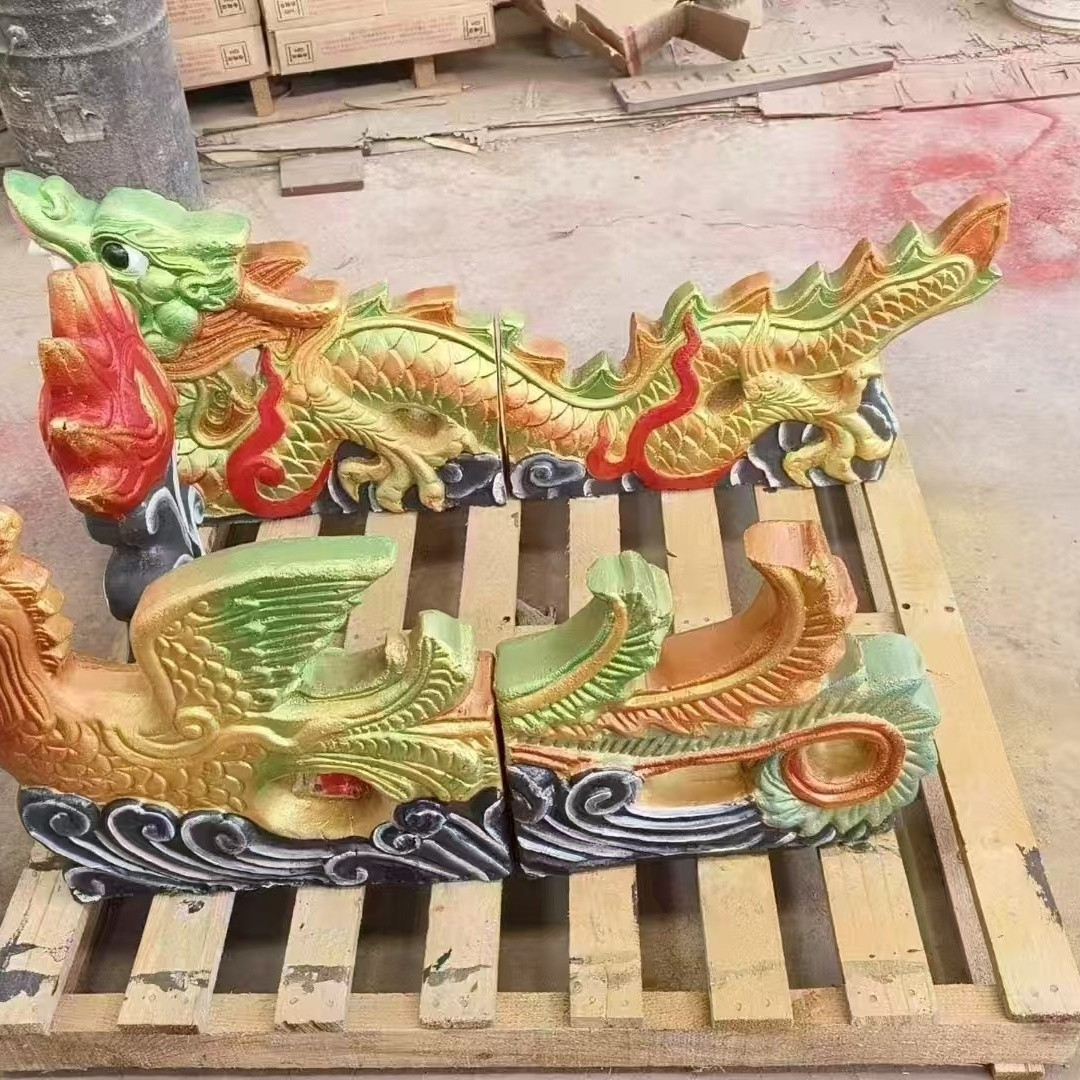 龙龙凤呈祥古建烧制镇宅