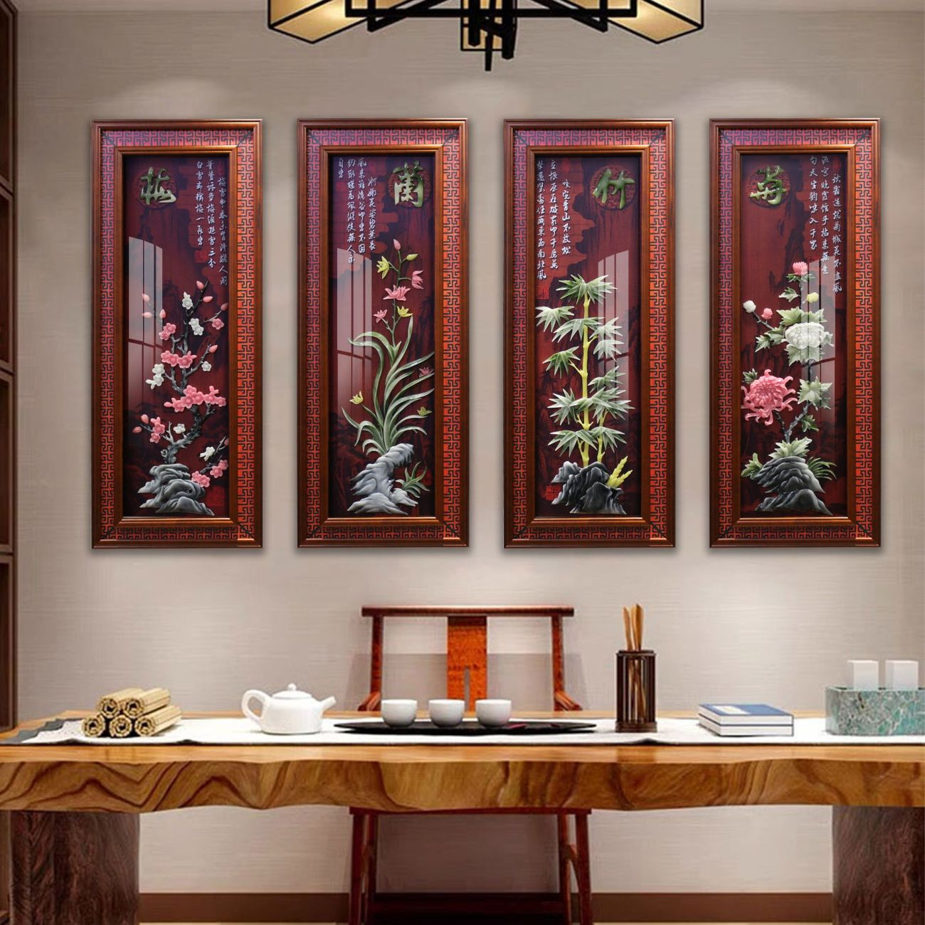 客厅装饰画沙发背景墙壁画