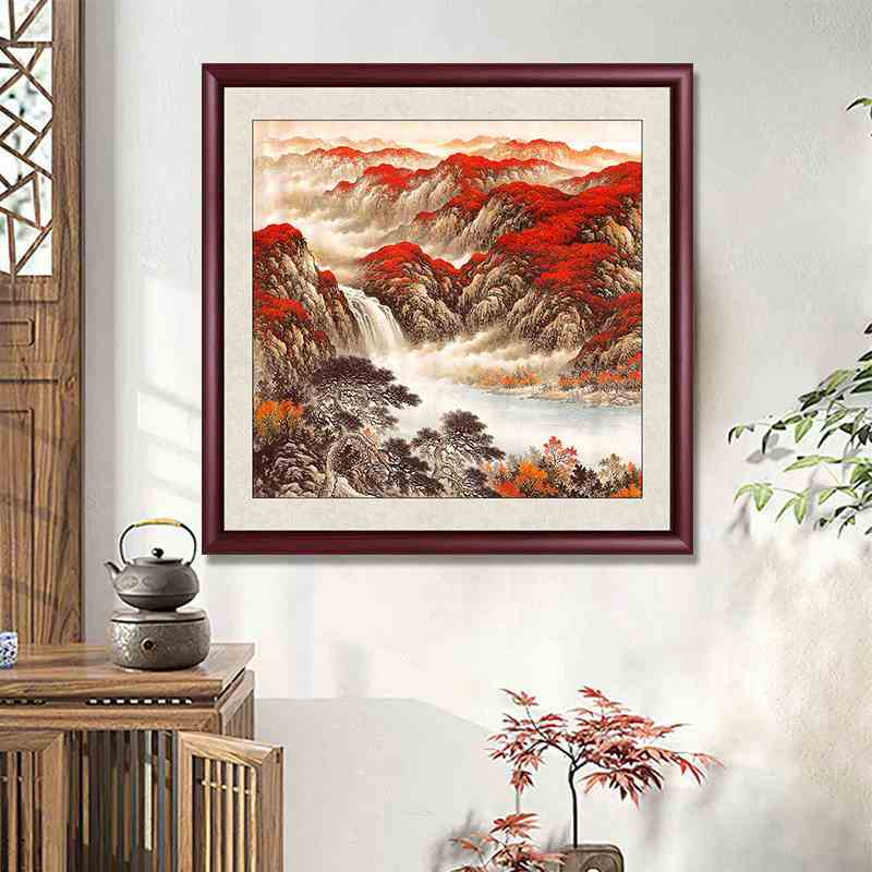 鸿运当头国画山水画