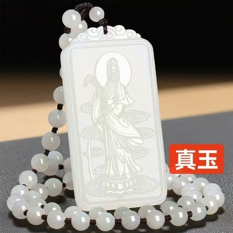 正宗观音玉石高档白玉